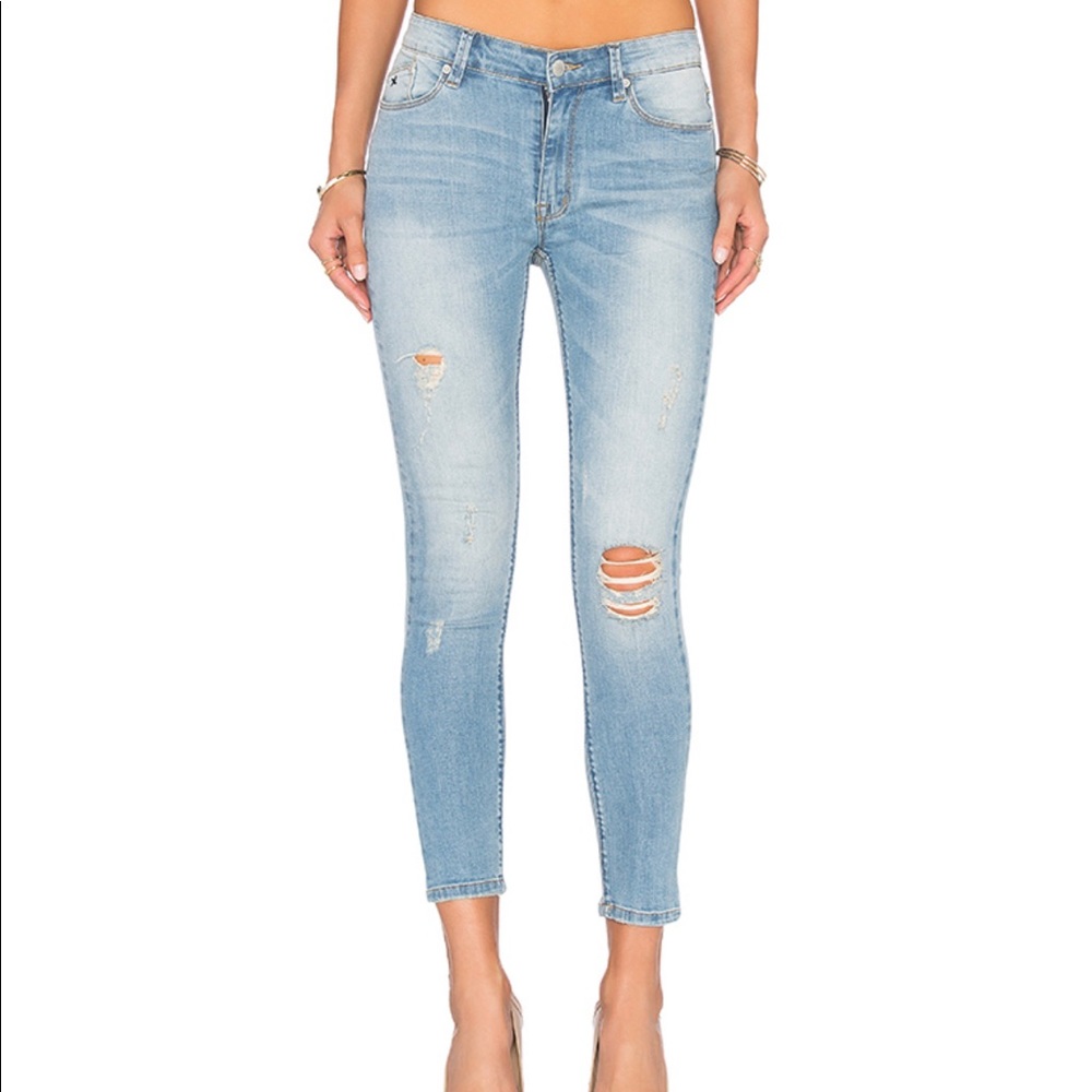 Light blue jeans
